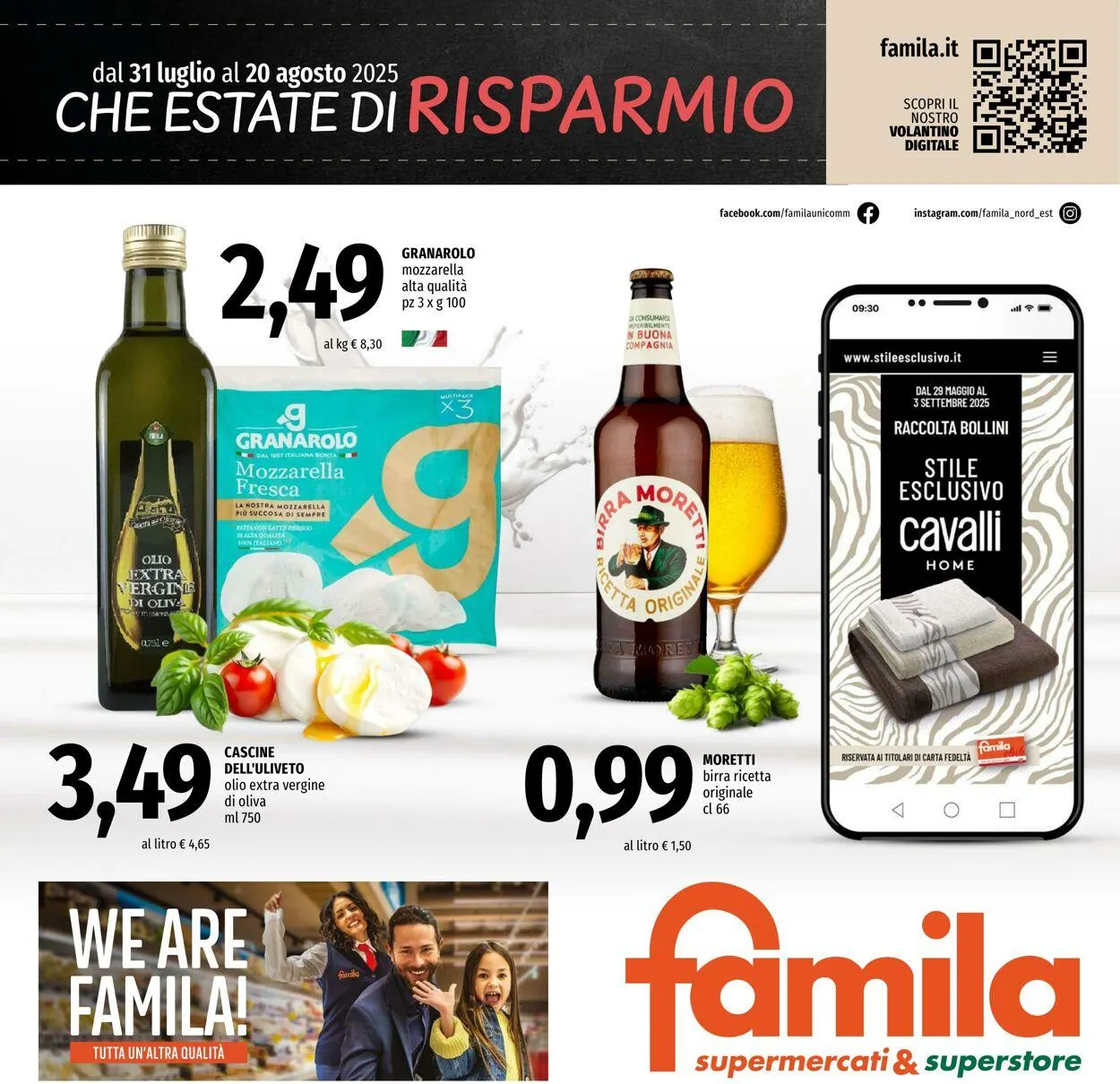 Famila Volantino attuale da 31 luglio a 20 agosto di 2025 - Pagina del volantino 1