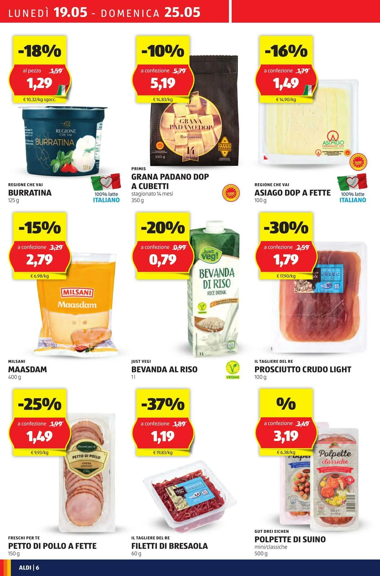 Aldi Volantino attuale da 19 maggio a 25 maggio di 2025 - Pagina del volantino 6