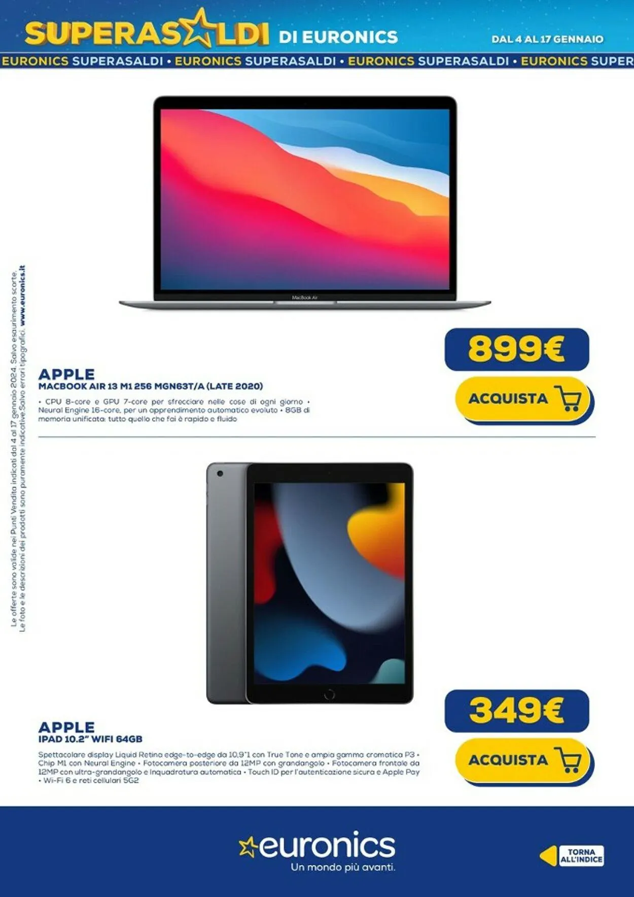 Euronics Volantino attuale da 4 gennaio a 17 gennaio di 2024 - Pagina del volantino 7