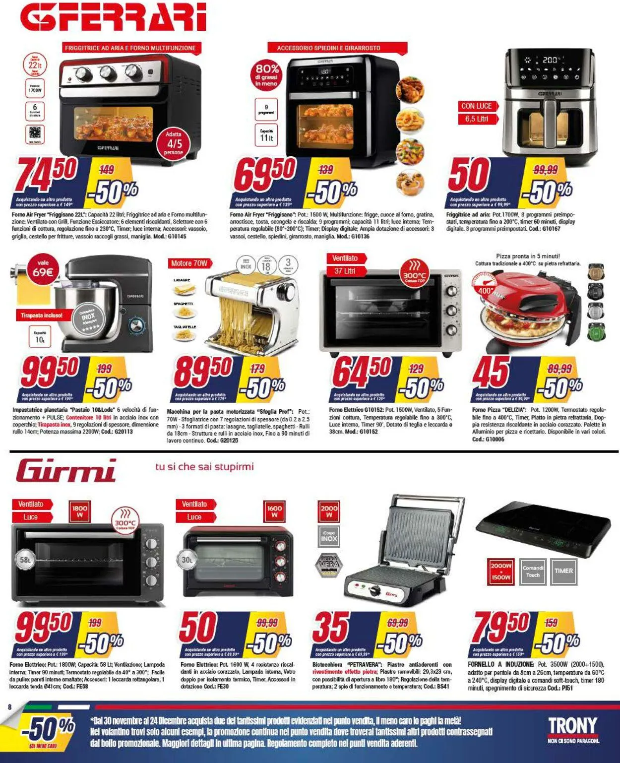 Trony - Palermo Volantino attuale da 30 novembre a 24 dicembre di 2023 - Pagina del volantino 8