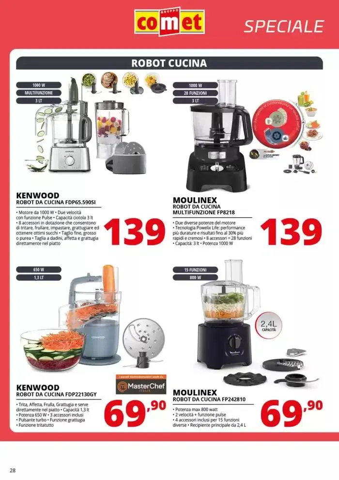 Speciale Piccoli Elettrodomestici  da 7 marzo a 19 marzo di 2025 - Pagina del volantino 28