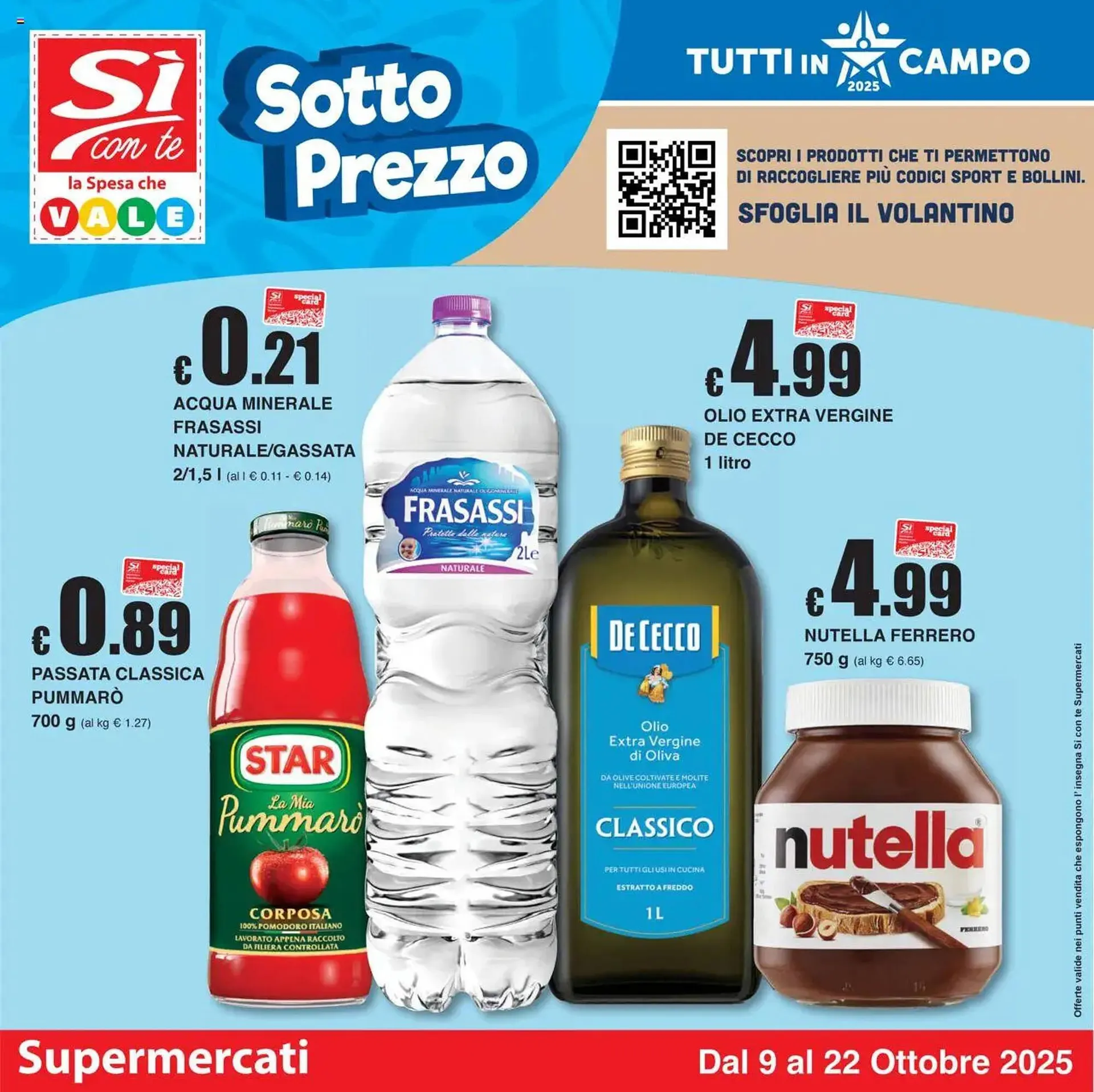 Volantino Sì con te da 9 ottobre a 22 ottobre di 2025 - Pagina del volantino 1