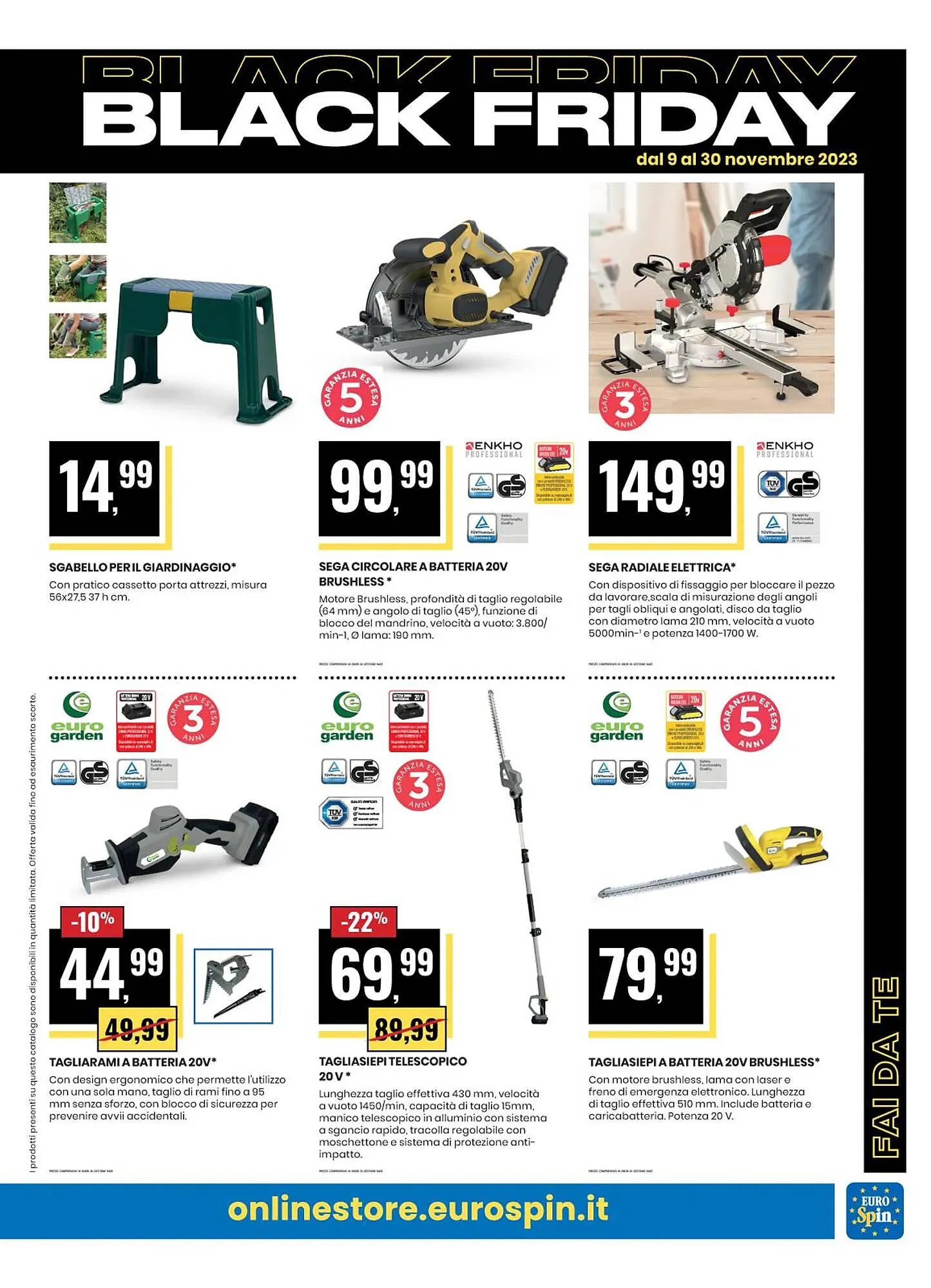 Volantino Eurospin da 20 novembre a 29 novembre di 2023 - Pagina del volantino 45