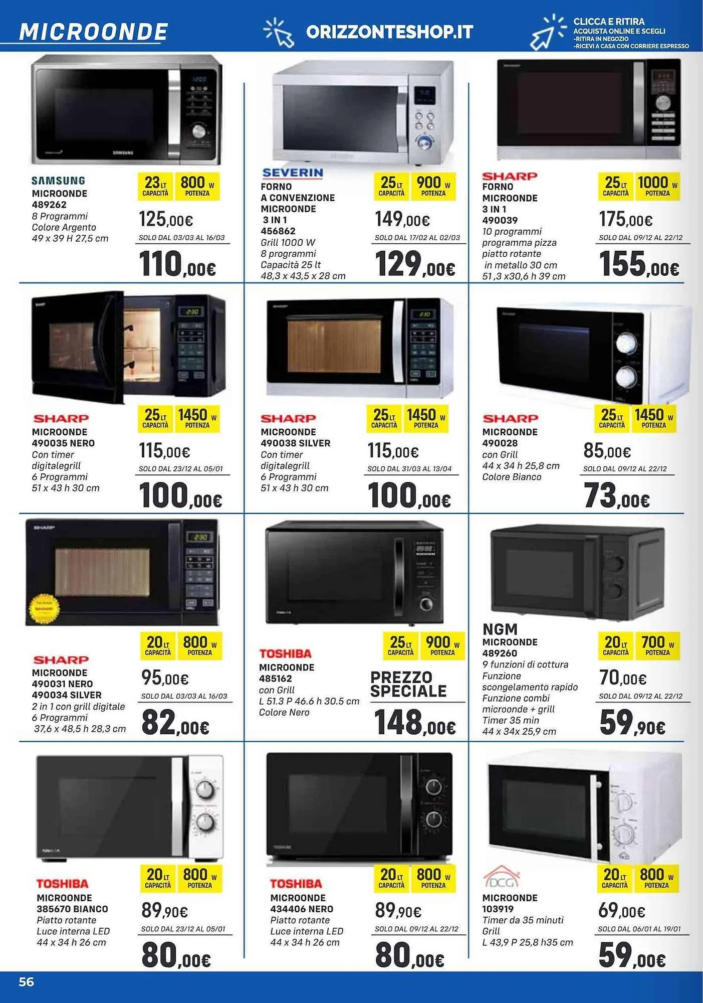 Volantino Orizzonte da 11 febbraio a 30 aprile di 2025 - Pagina del volantino 56