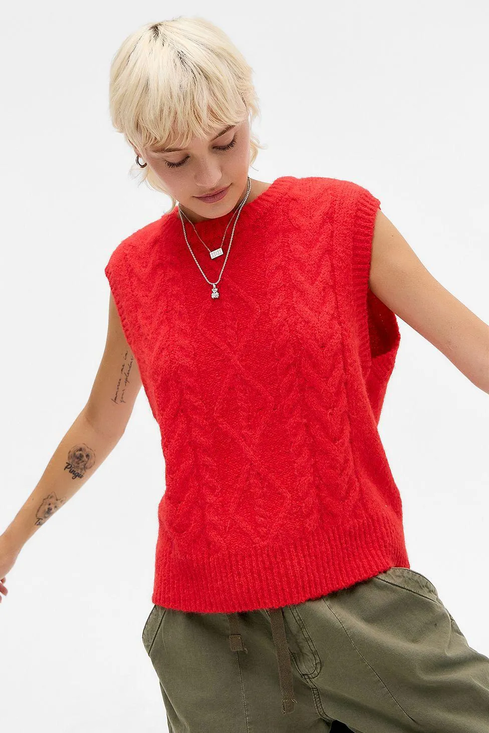 Canotta in Maglia UO Cable