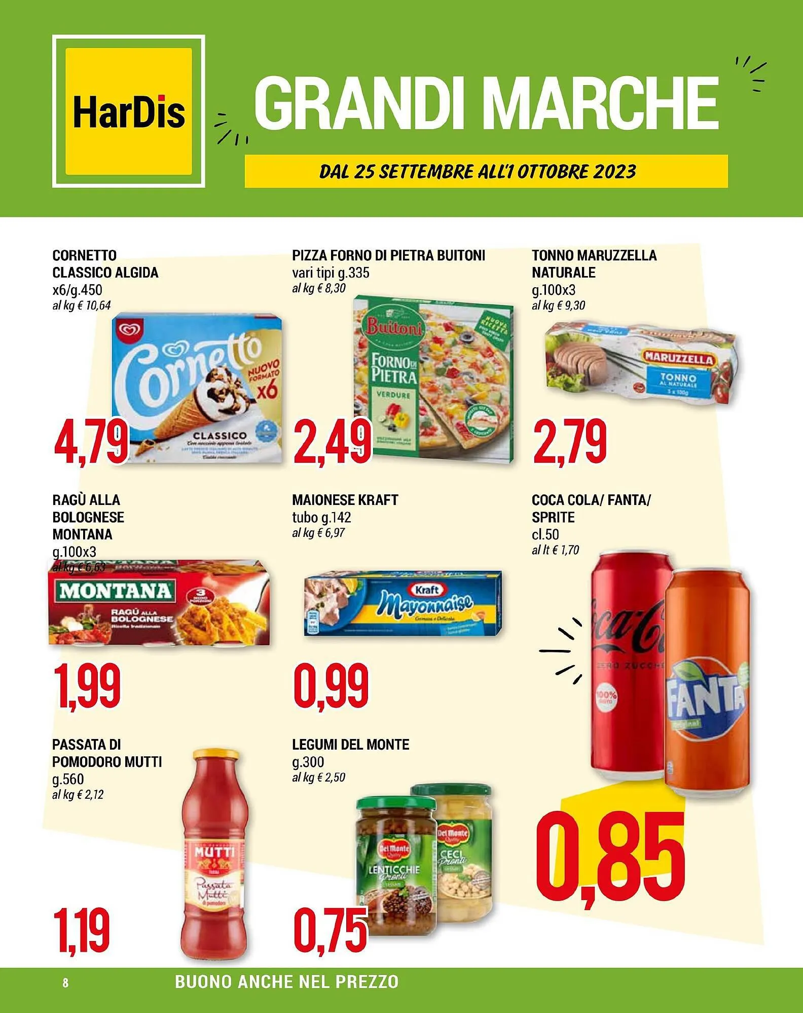 Volantino Hardis da 25 settembre a 1 ottobre di 2023 - Pagina del volantino 8