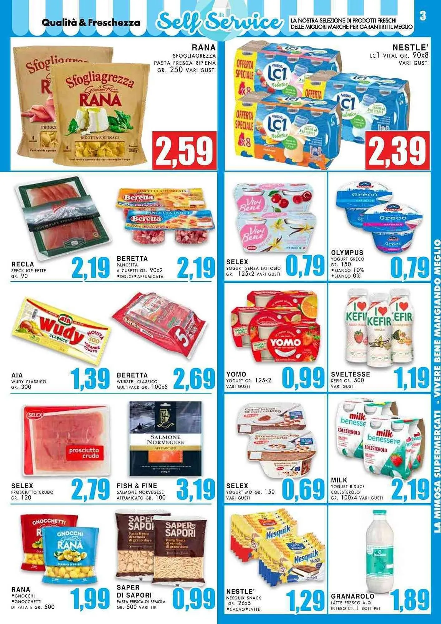Volantino La Mimosa Supermercati da 28 luglio a 10 agosto di 2025 - Pagina del volantino 3