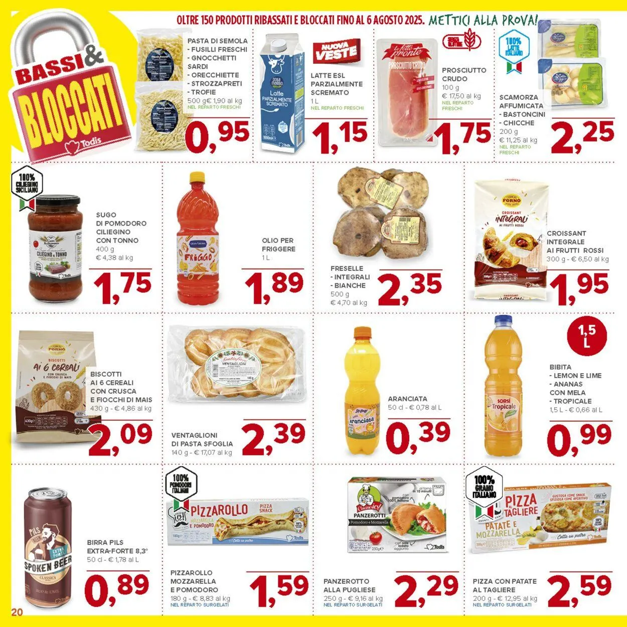 Todis Volantino attuale da 20 agosto a 3 settembre di 2025 - Pagina del volantino 20