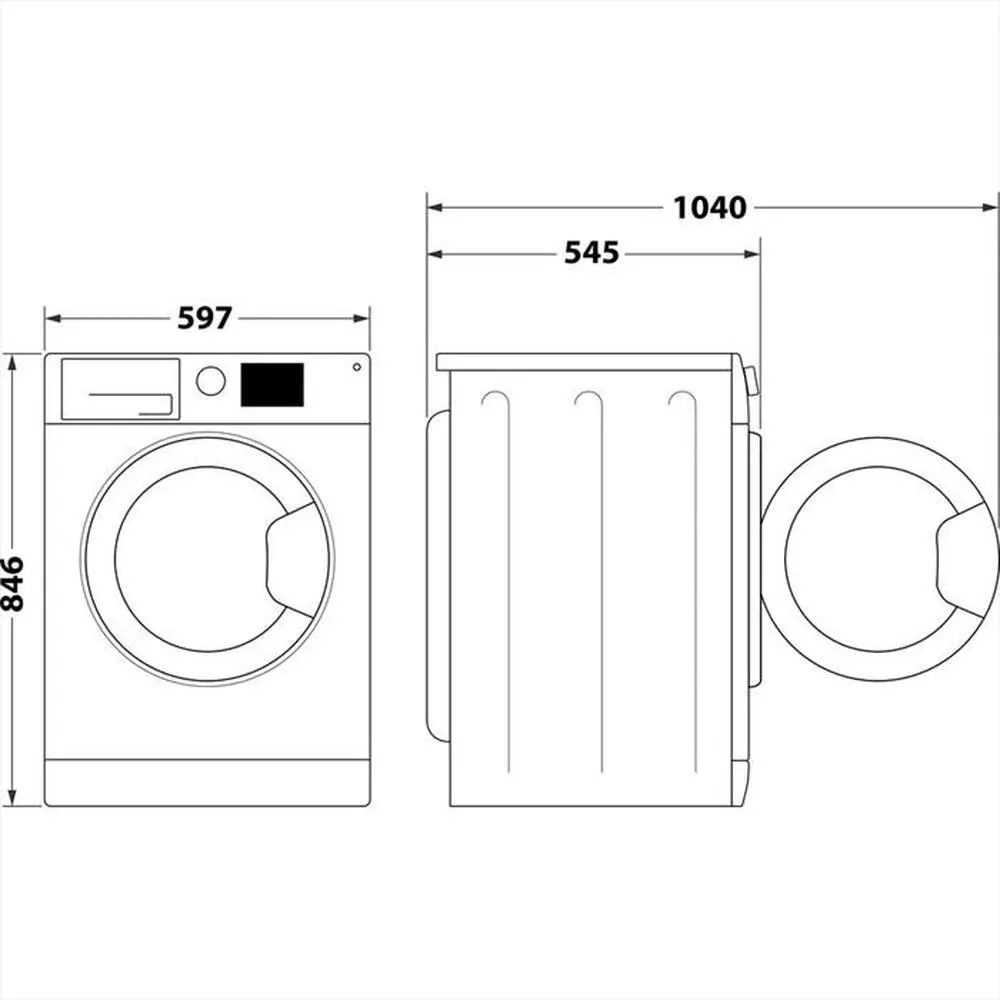 WHIRLPOOL - Asciugatrice C WD 83M WBS IT 8 Kg Classe A++-Bianco