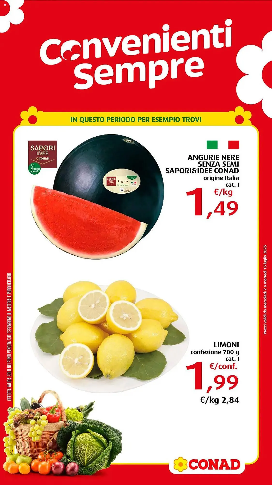 Volantino Conad da 2 luglio a 15 luglio di 2025 - Pagina del volantino 2