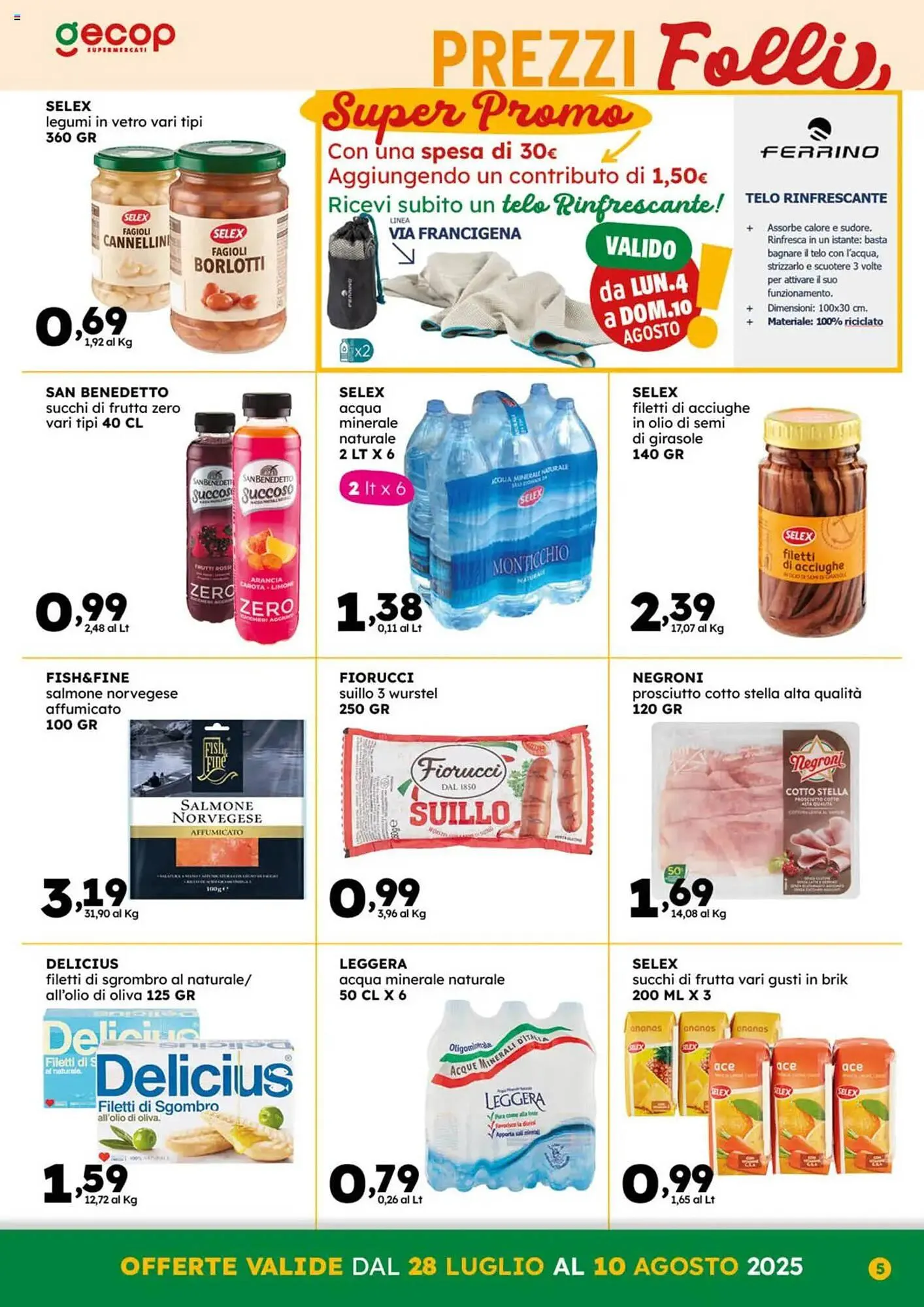 Volantino Gecop da 28 luglio a 10 agosto di 2025 - Pagina del volantino 5