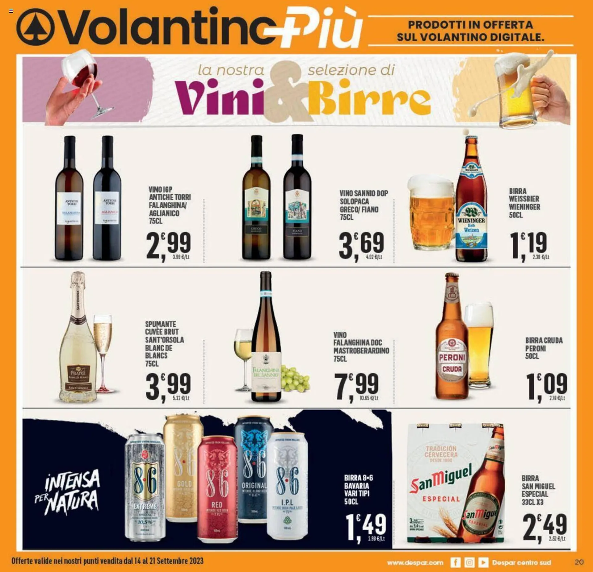 Volantino Eurospar da 14 settembre a 21 settembre di 2023 - Pagina del volantino 20