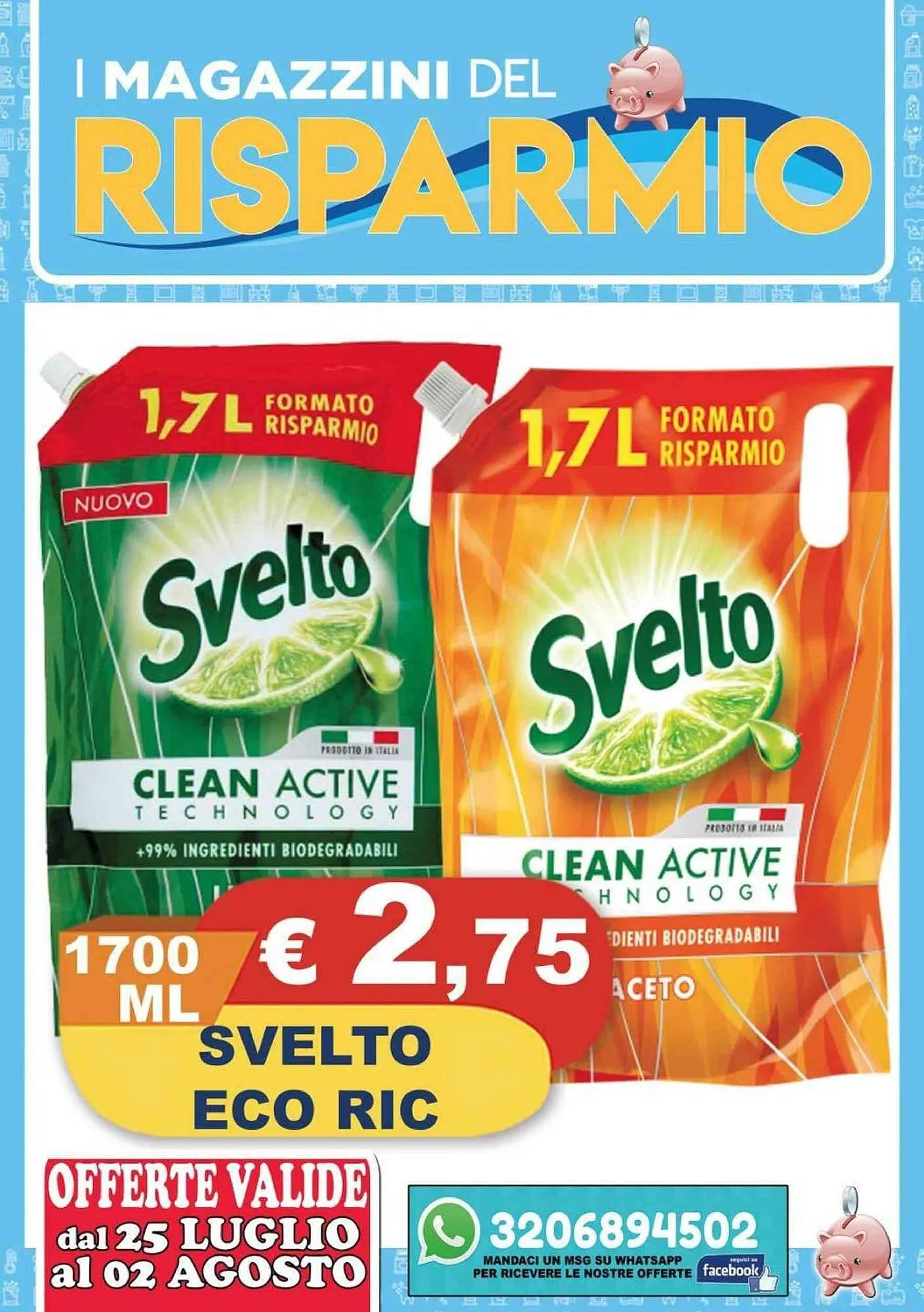 Volantino Magazzini del Risparmio da 1 agosto a 10 agosto di 2025 - Pagina del volantino 7