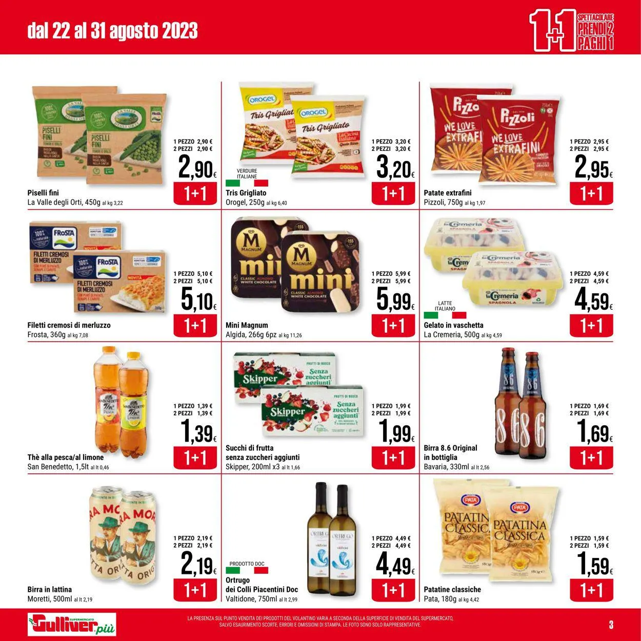 Gulliver Volantino attuale da 22 agosto a 31 agosto di 2023 - Pagina del volantino 3