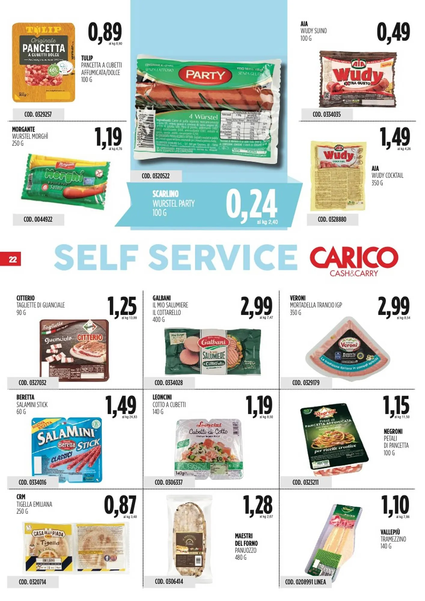 Volantino Carico Cash & Carry da 28 agosto a 10 settembre di 2025 - Pagina del volantino 22