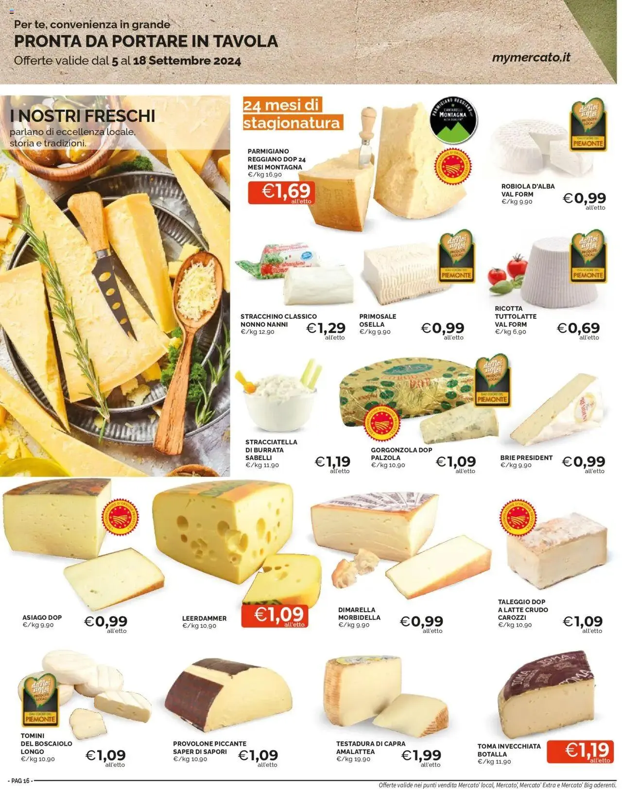 Volantino Mercatò da 5 settembre a 18 settembre di 2024 - Pagina del volantino 16