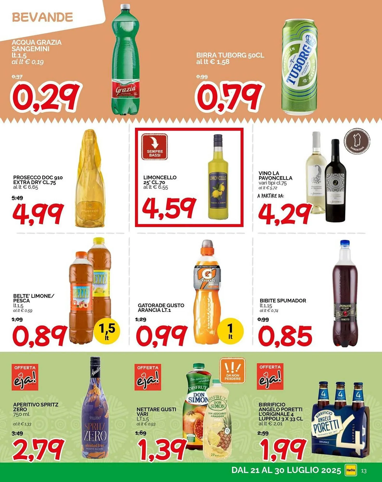 Volantino Hardis da 21 luglio a 30 luglio di 2025 - Pagina del volantino 13