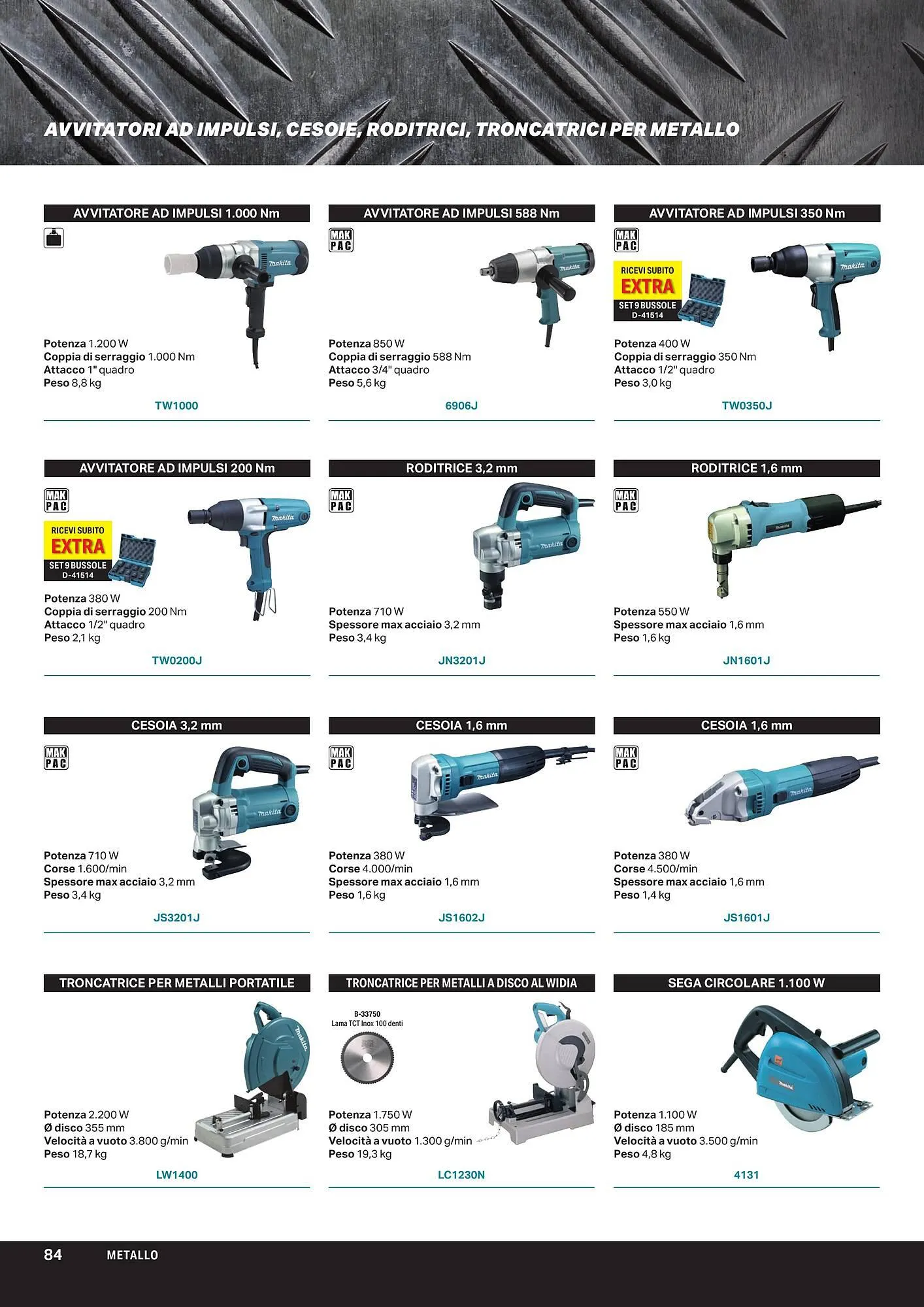 Volantino Makita da 1 aprile a 1 ottobre di 2024 - Pagina del volantino 86