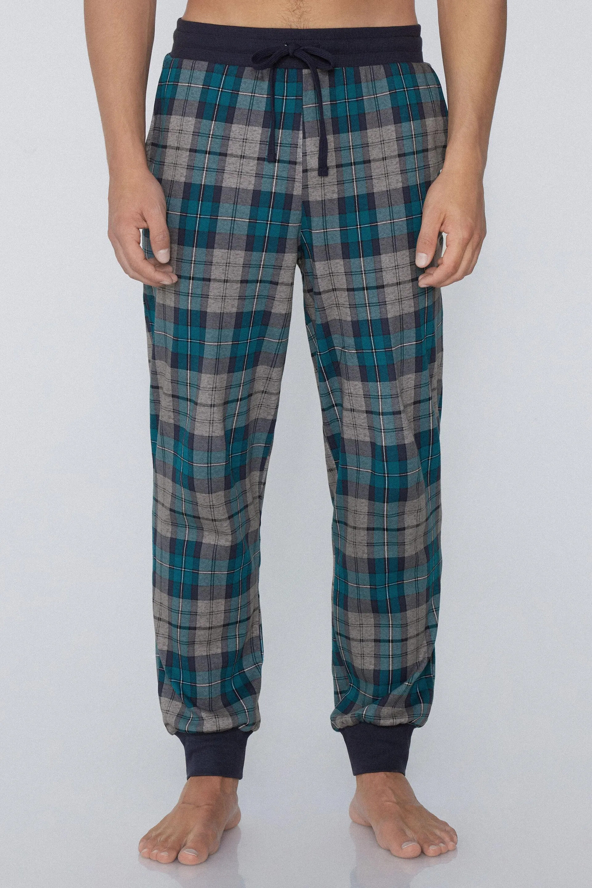 Jogger in Cotone Pesante Tasche Stampato