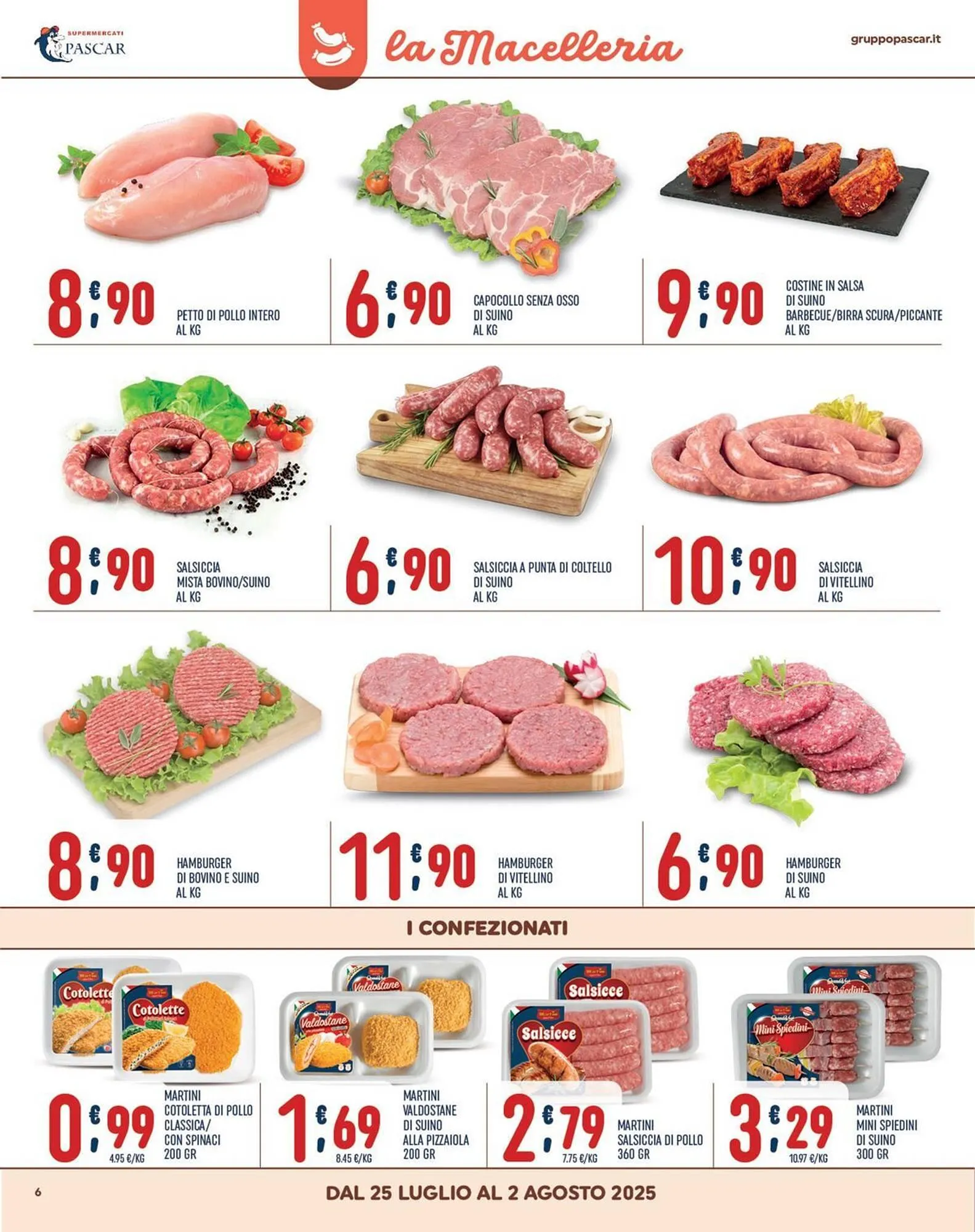 Volantino Gruppo Pascar da 25 luglio a 2 agosto di 2025 - Pagina del volantino 6