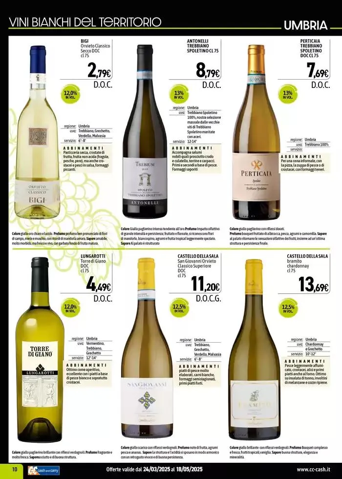 CARTA VINI da 7 aprile a 18 maggio di 2025 - Pagina del volantino 10