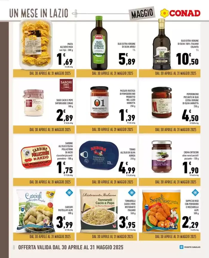 Un Mese in Lazio da 30 aprile a 31 maggio di 2025 - Pagina del volantino 8