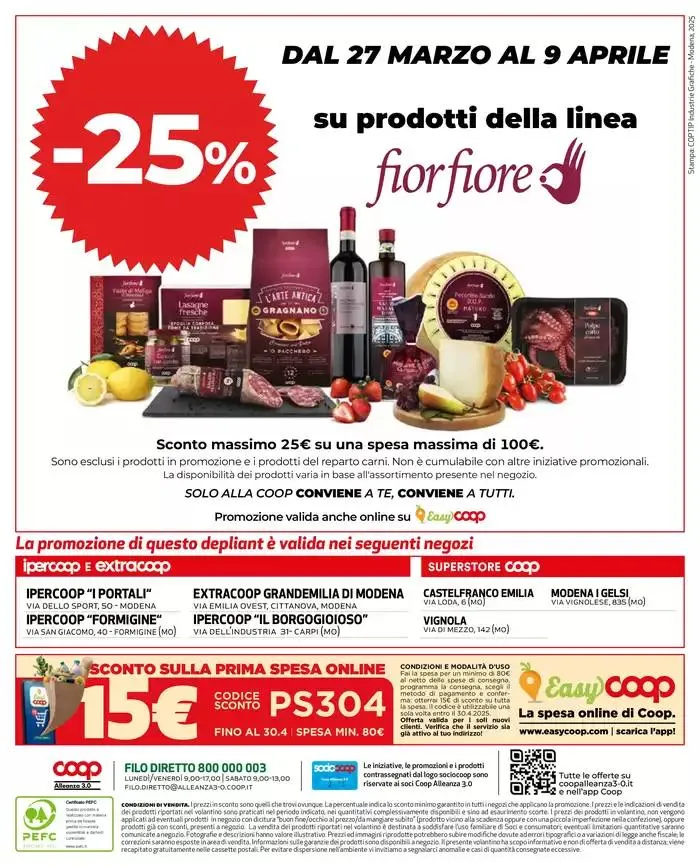 -25% su prodotti della linea da 27 marzo a 9 aprile di 2025 - Pagina del volantino 46