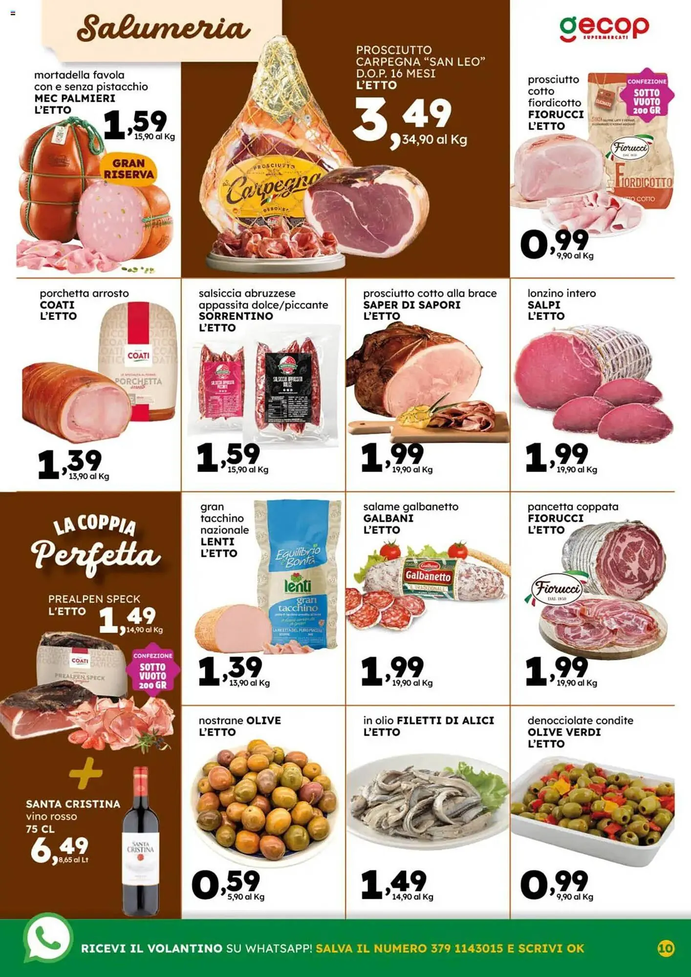 Volantino Gecop da 28 luglio a 10 agosto di 2025 - Pagina del volantino 10