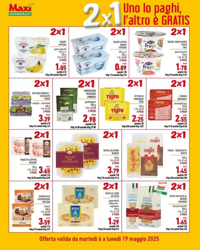 2x1 Uno lo paghi, l'altro e GRATIS da 6 maggio a 19 maggio di 2025 - Pagina del volantino 2