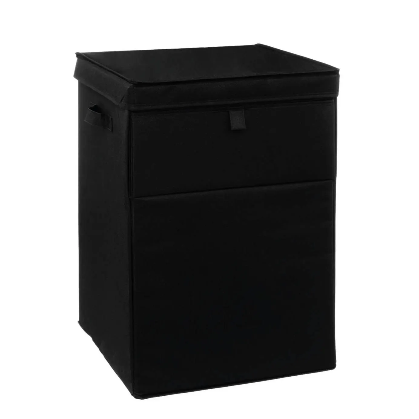 Cesto per Biancheria Nero – 65 Litri