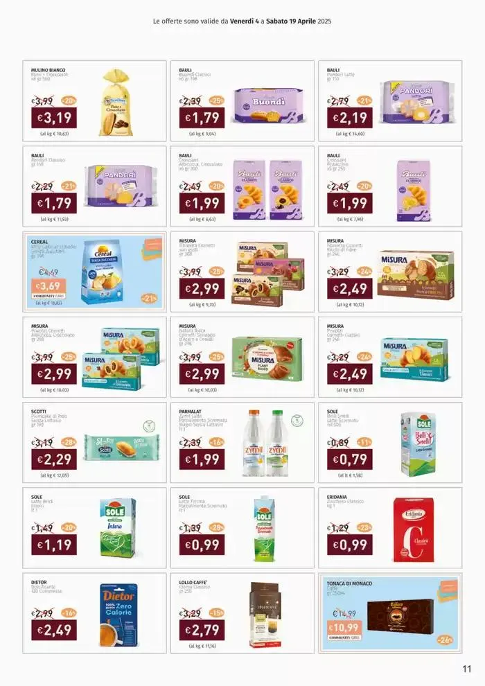 Per Pasqua solo eccellenze! da 4 aprile a 19 aprile di 2025 - Pagina del volantino 11