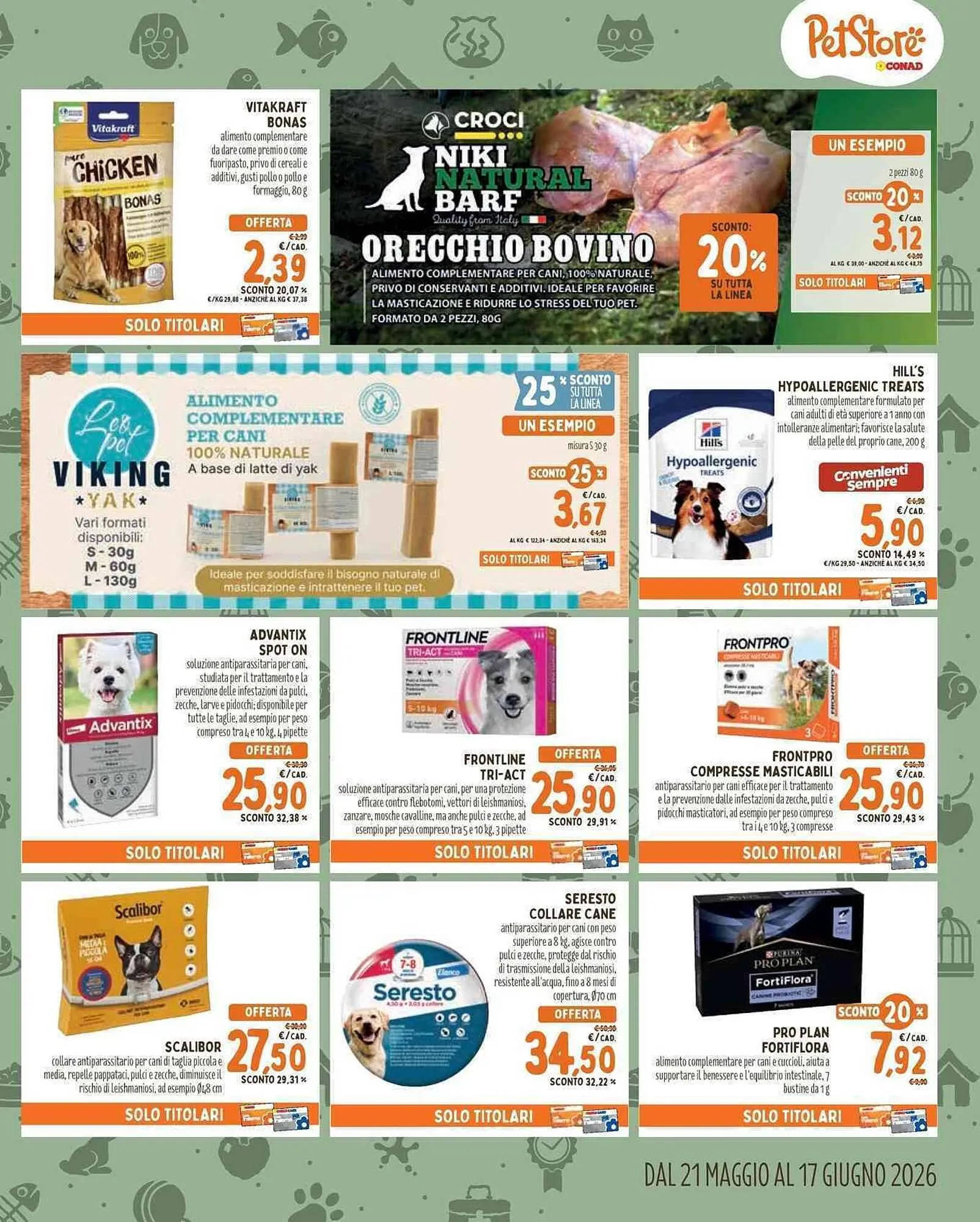 Volantino Pet Store Conad da 21 maggio a 17 giugno di 2026 - Pagina del volantino 3