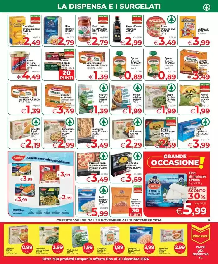 Sottocosto da 28 novembre a 7 dicembre di 2024 - Pagina del volantino 9