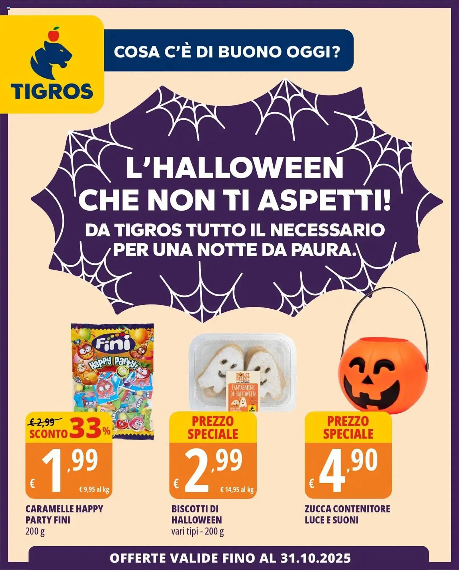 Volantino Tigros da 16 ottobre a 31 ottobre di 2025 - Pagina del volantino 1