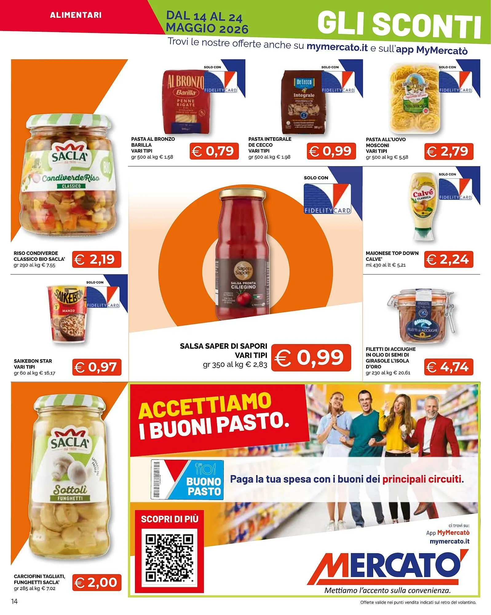 Volantino Mercatò Big da 14 maggio a 23 maggio di 2026 - Pagina del volantino 14