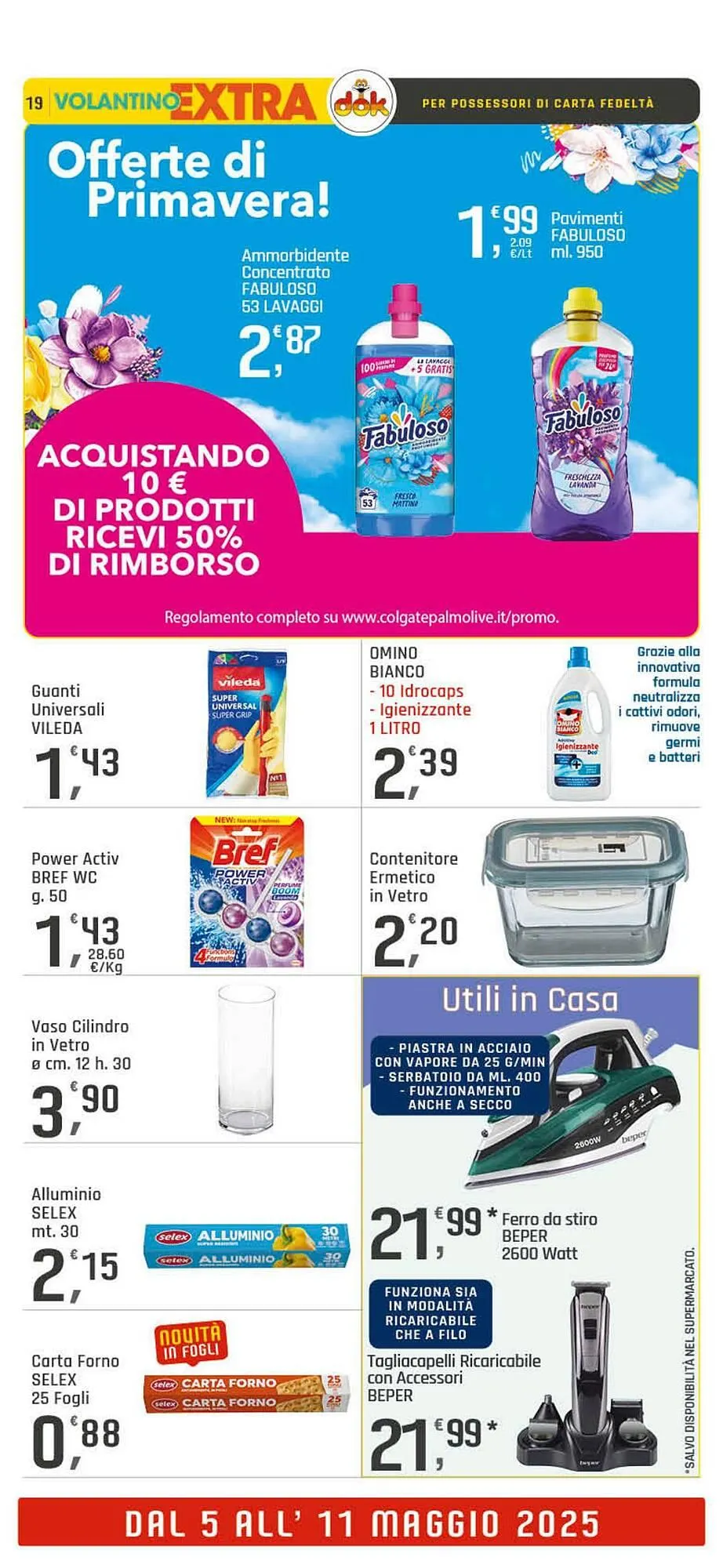 Volantino Supermercati Dok da 5 maggio a 11 maggio di 2025 - Pagina del volantino 19