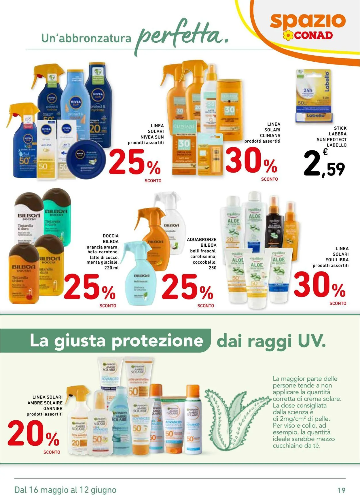 Conad - Spazio - Milano Volantino attuale da 16 maggio a 12 giugno di 2025 - Pagina del volantino 19
