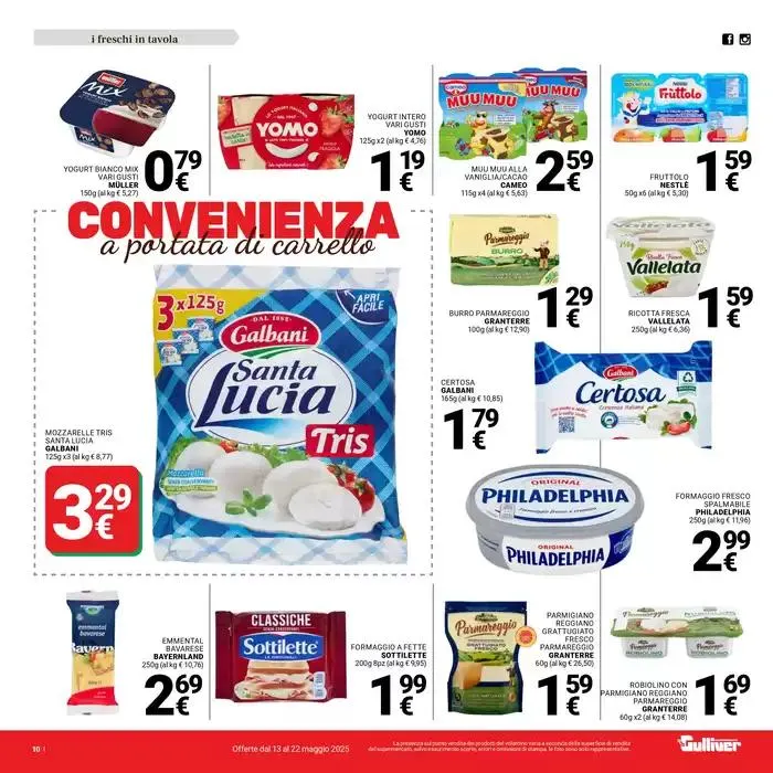 Convenienza a portata di carrello da 13 maggio a 22 maggio di 2025 - Pagina del volantino 10