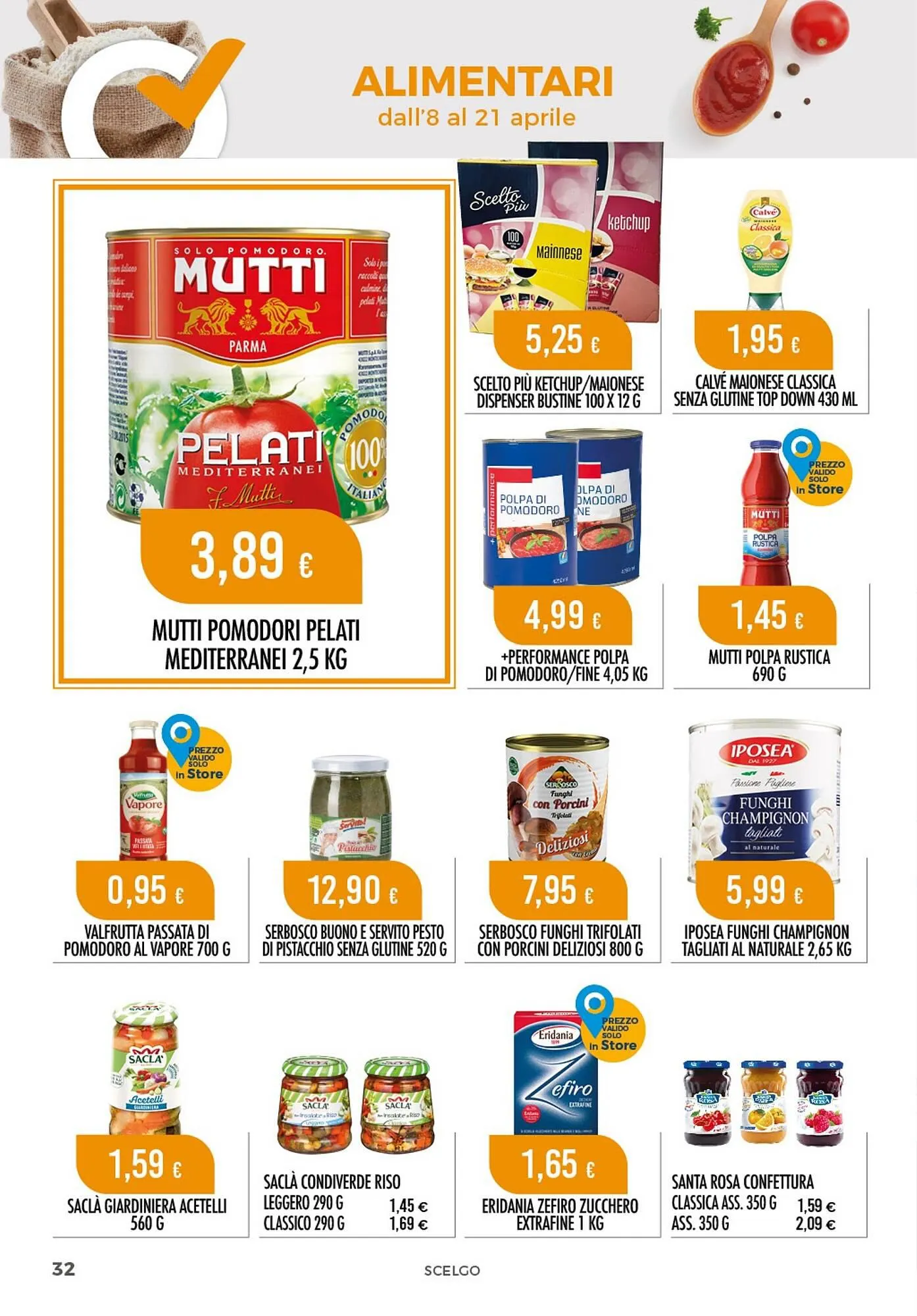 Volantino Scelgo da 8 aprile a 21 aprile di 2024 - Pagina del volantino 32