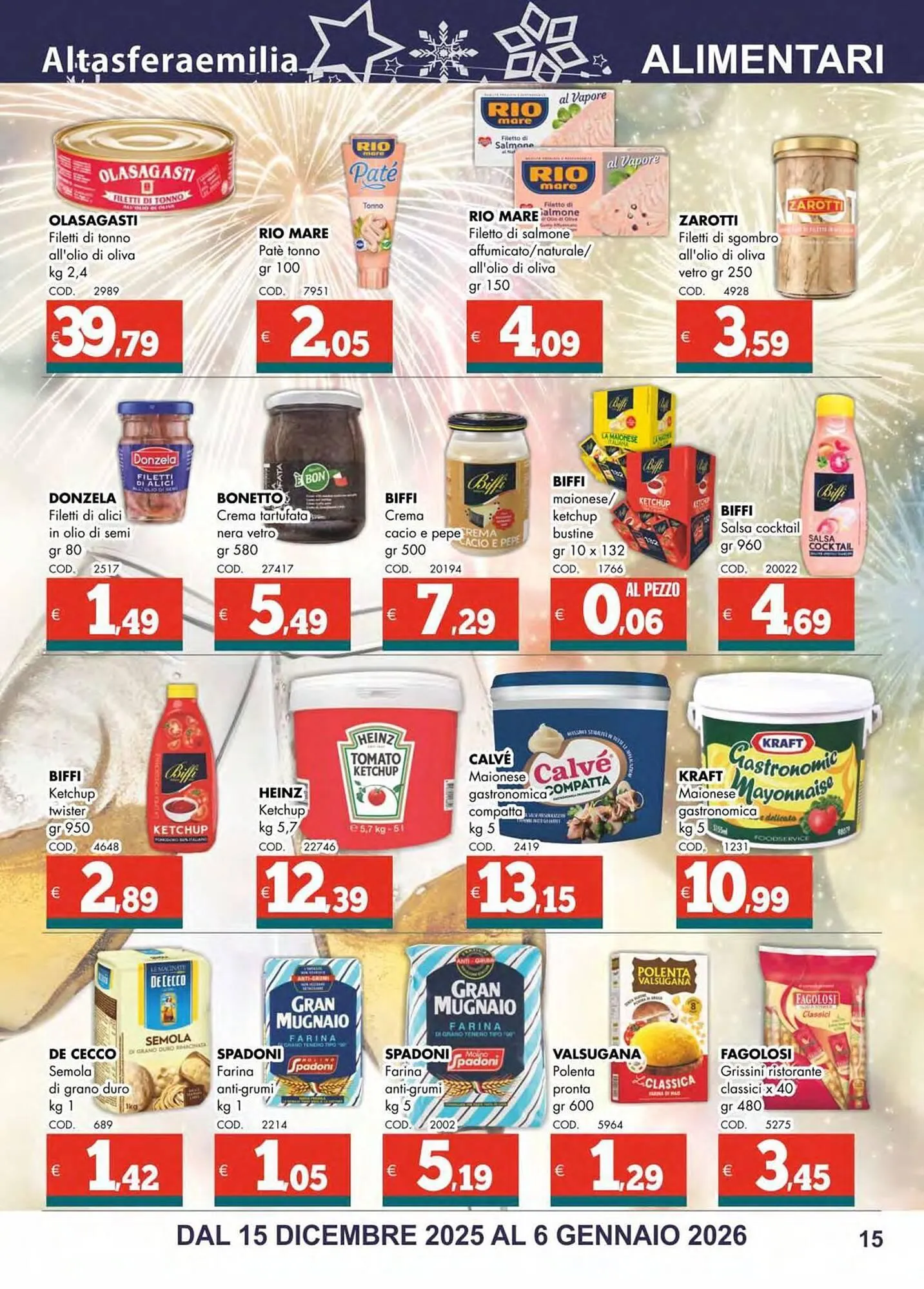 Volantino Altasfera da 15 dicembre a 6 gennaio di 2026 - Pagina del volantino 15