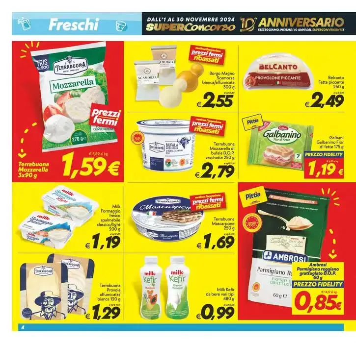 Anniversario festeggiamo insieme da 25 ottobre a 4 novembre di 2024 - Pagina del volantino 4