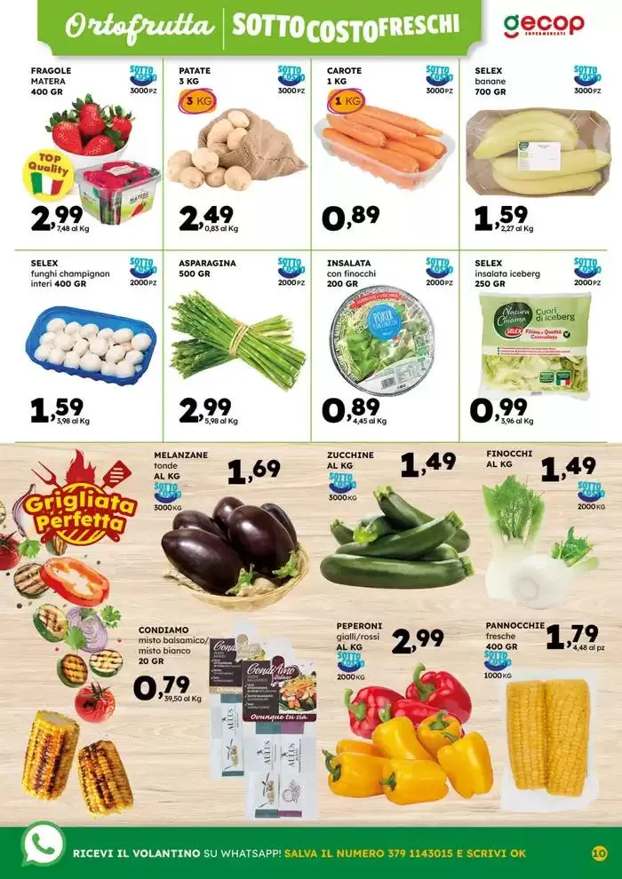 Sottocosto Freschi da 22 aprile a 4 maggio di 2025 - Pagina del volantino 10