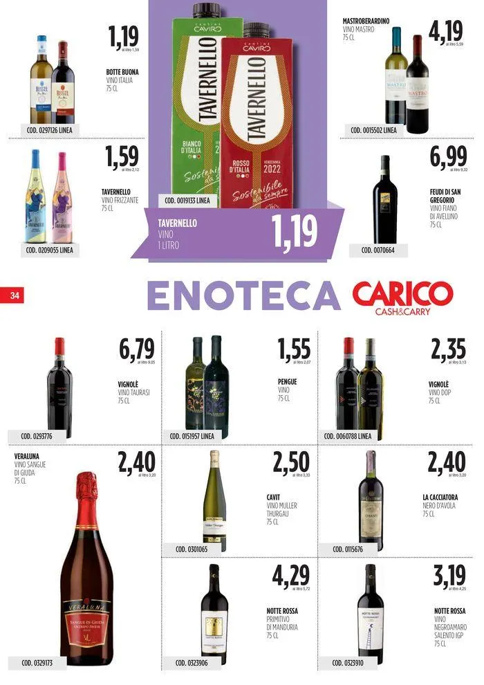 Carico Cash & Carry  da 1 agosto a 15 agosto di 2024 - Pagina del volantino 34