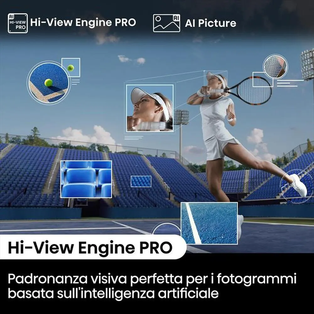 HISENSE - Smart TV MINI LED UHD 4K 65" 65U8NQ-NERO