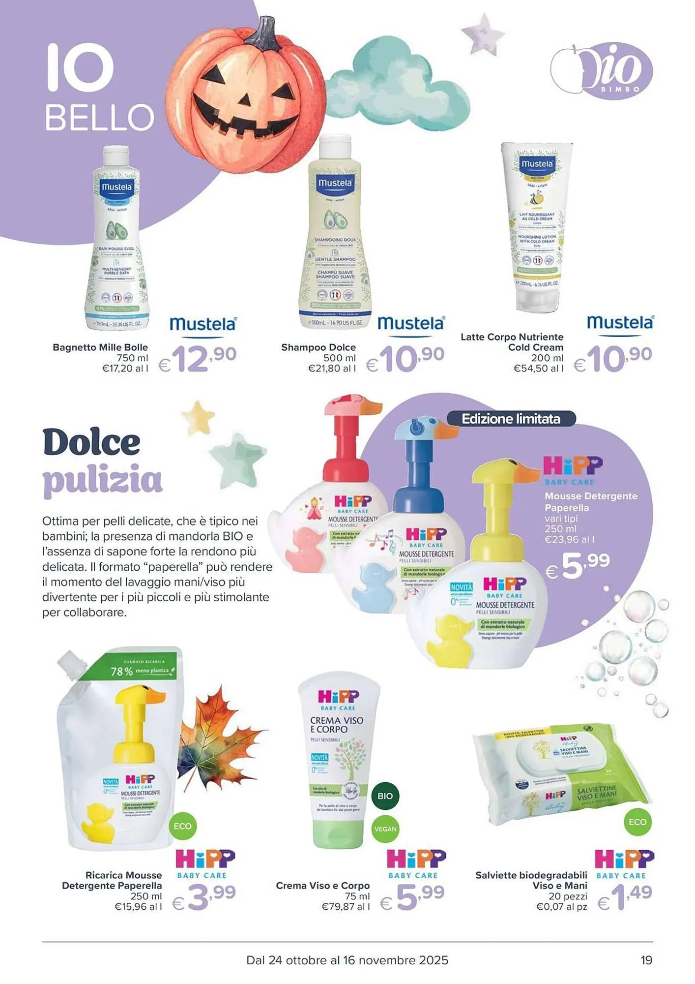 Volantino Io Bimbo da 24 ottobre a 16 novembre di 2025 - Pagina del volantino 19