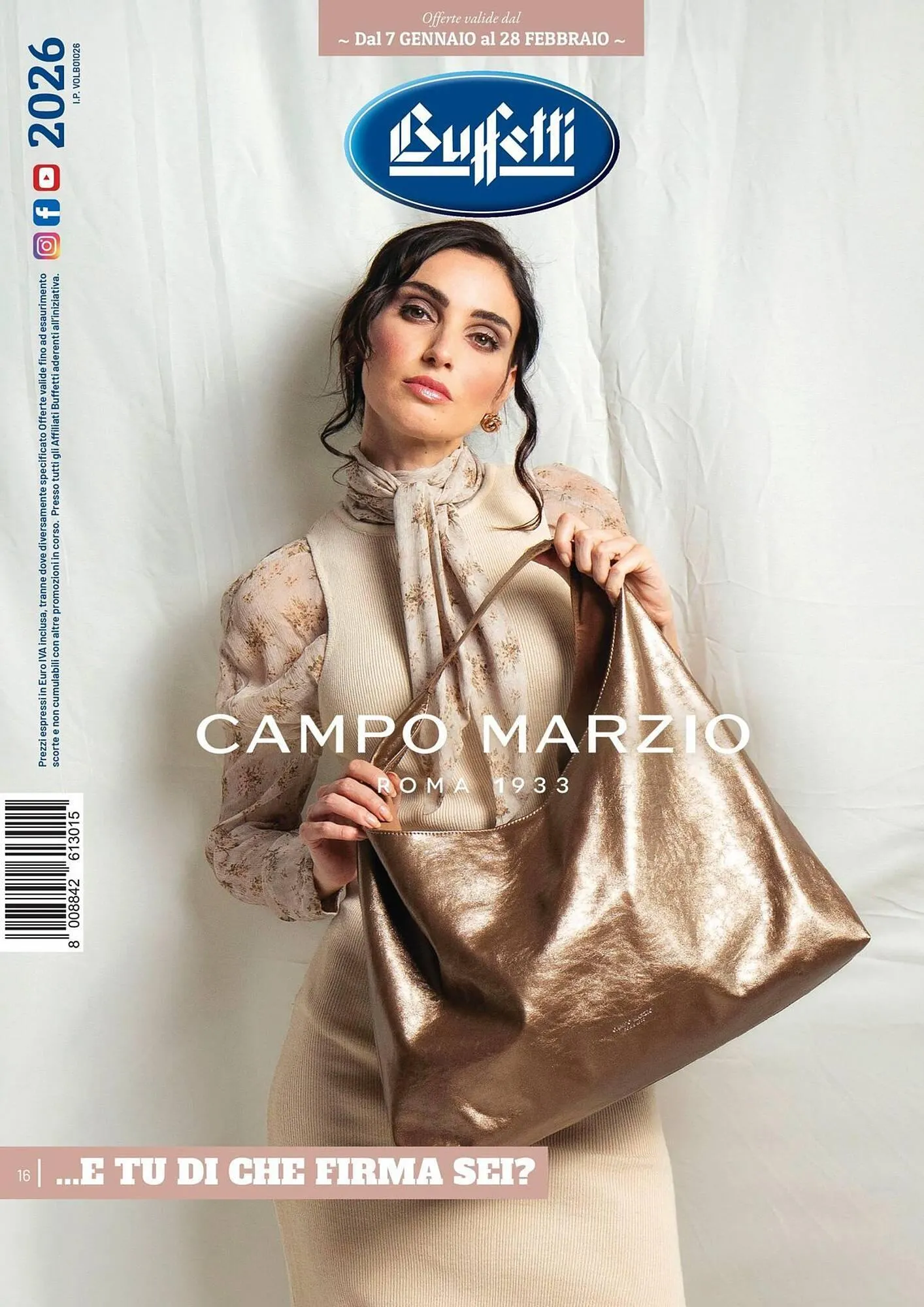 Volantino Buffetti da 7 gennaio a 28 febbraio di 2026 - Pagina del volantino 1