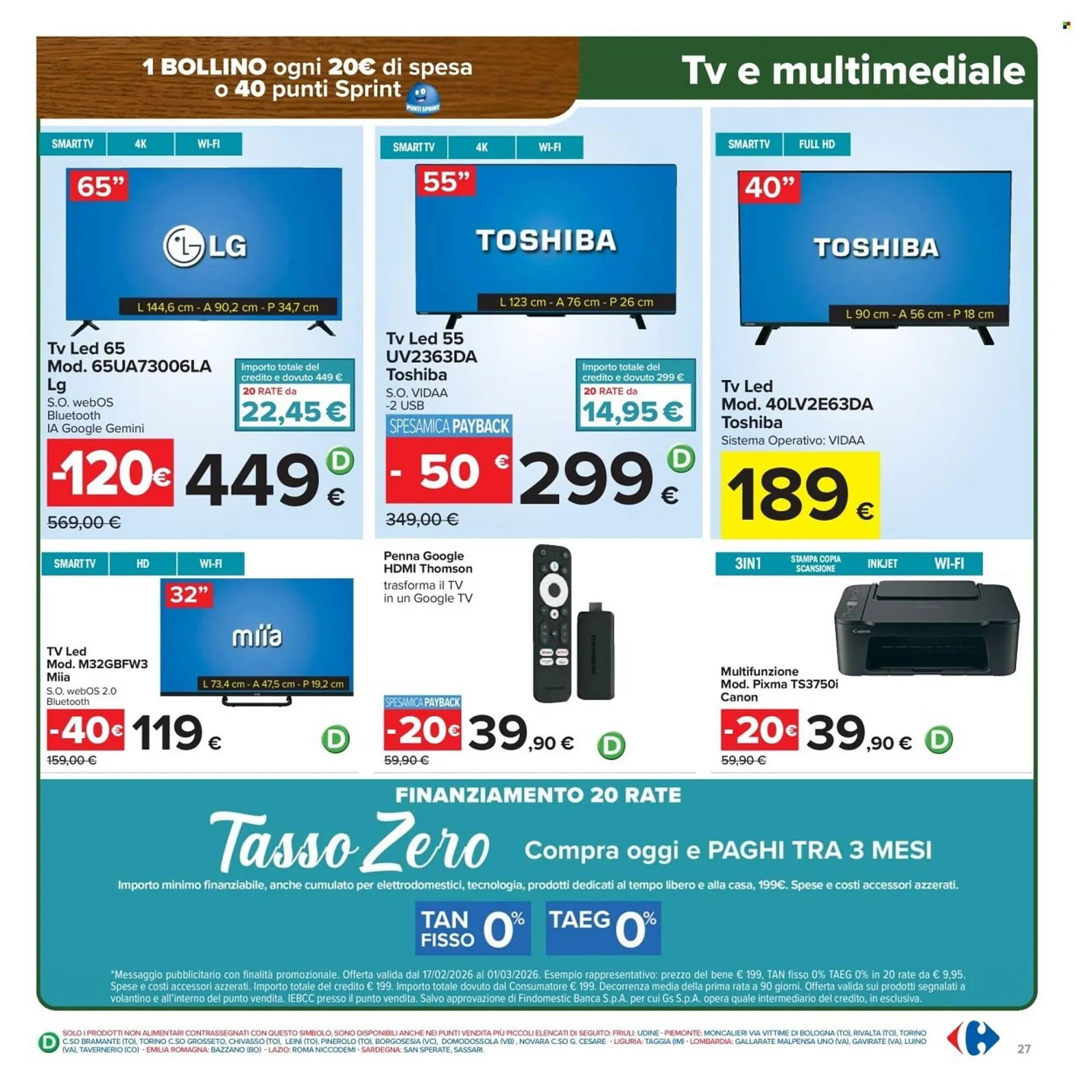 Volantino Carrefour da 17 febbraio a 1 marzo di 2026 - Pagina del volantino 27