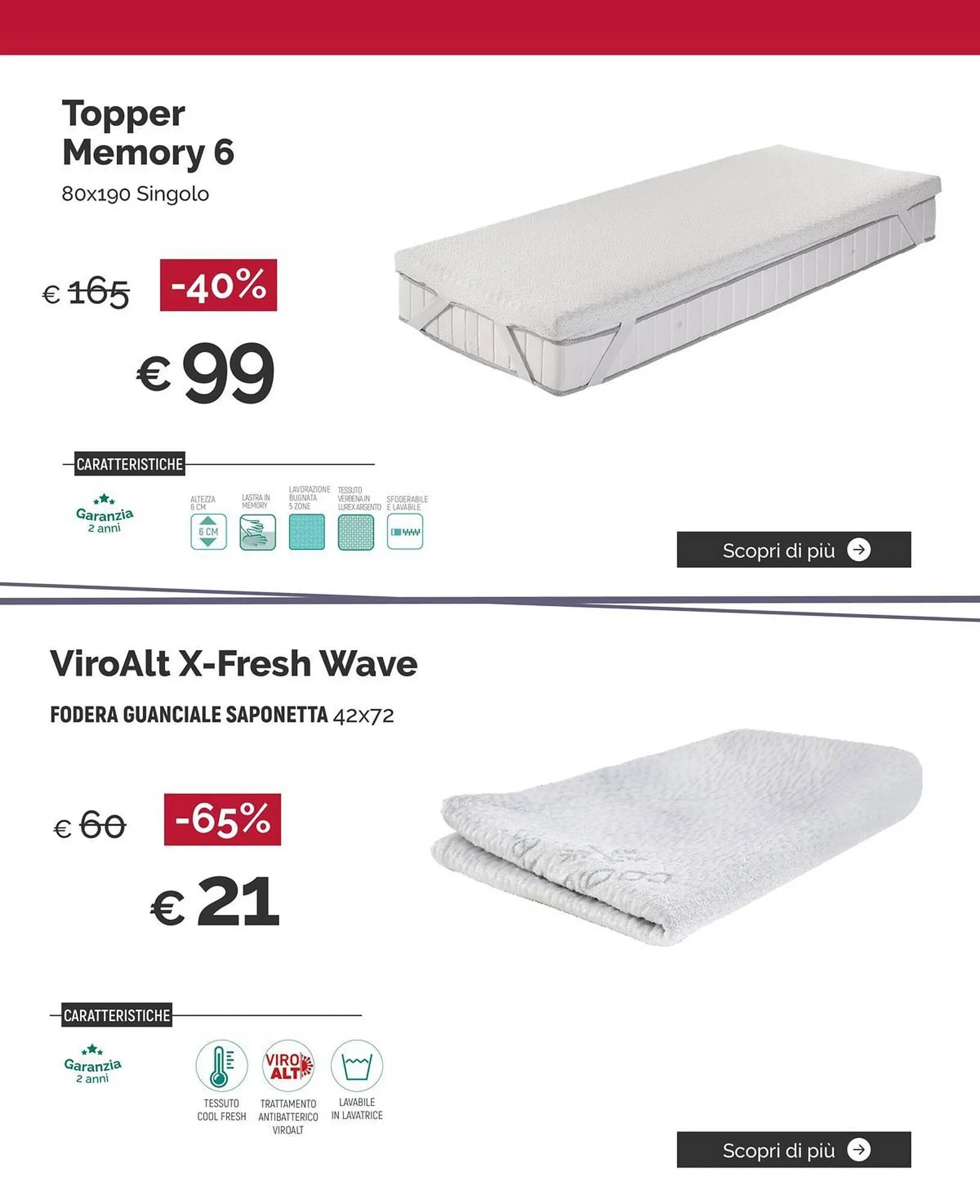 Volantino Materassi e Materassi da 6 marzo a 31 marzo di 2025 - Pagina del volantino 29