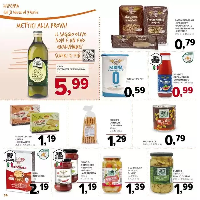 Aspettando pasqua da 31 marzo a 9 aprile di 2025 - Pagina del volantino 14