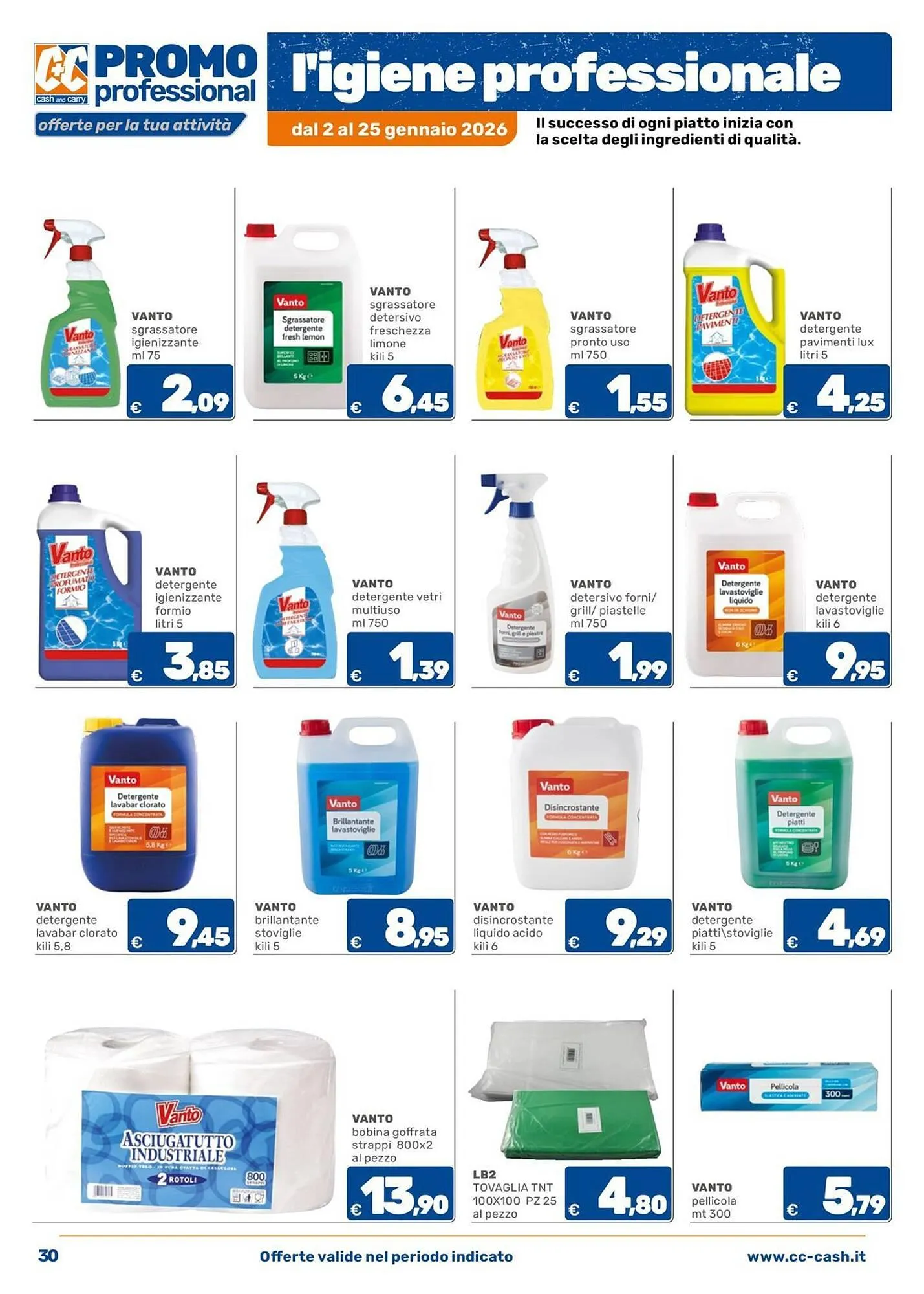 Volantino C+C Italmarket da 2 gennaio a 25 gennaio di 2026 - Pagina del volantino 30